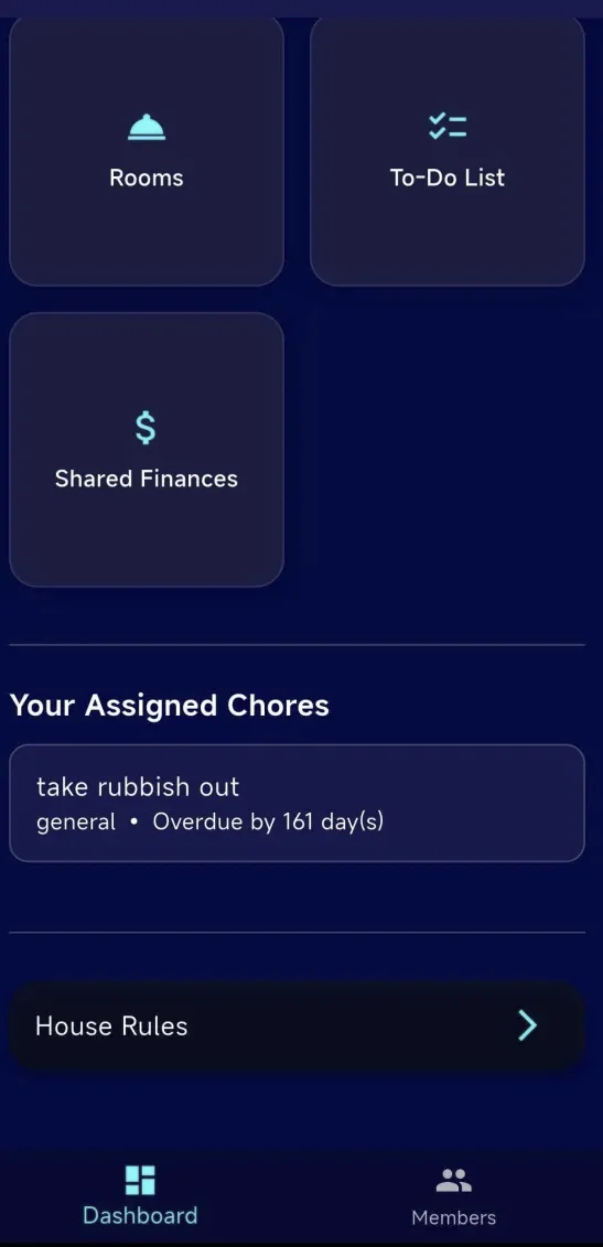 Home Harmony - Dashboard