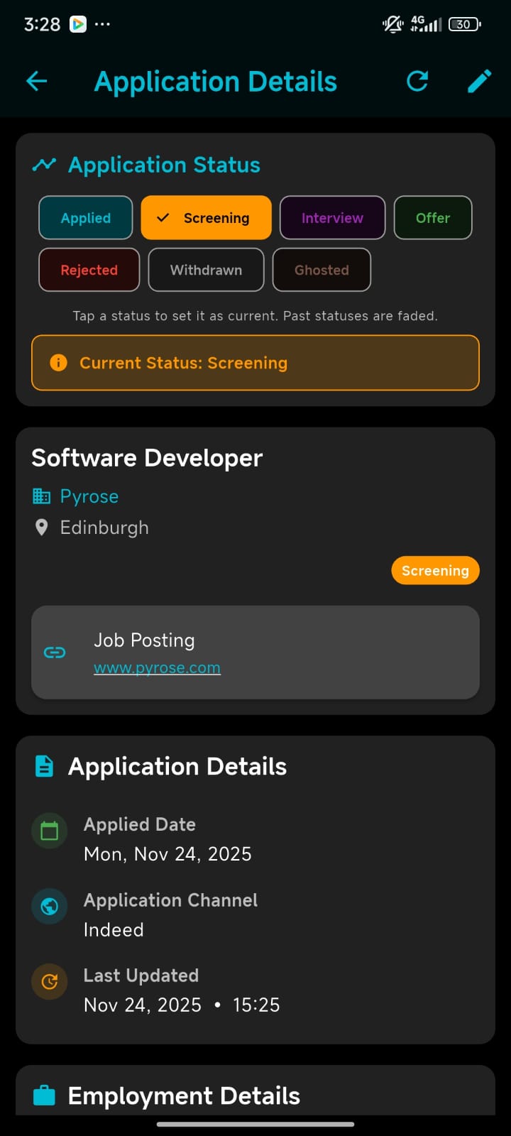 Jobscran App