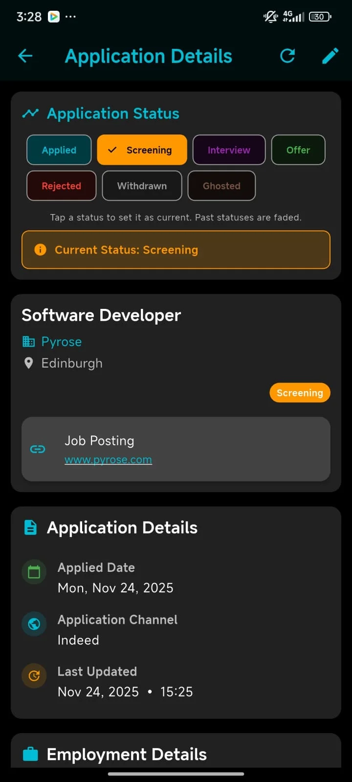 Jobscran App